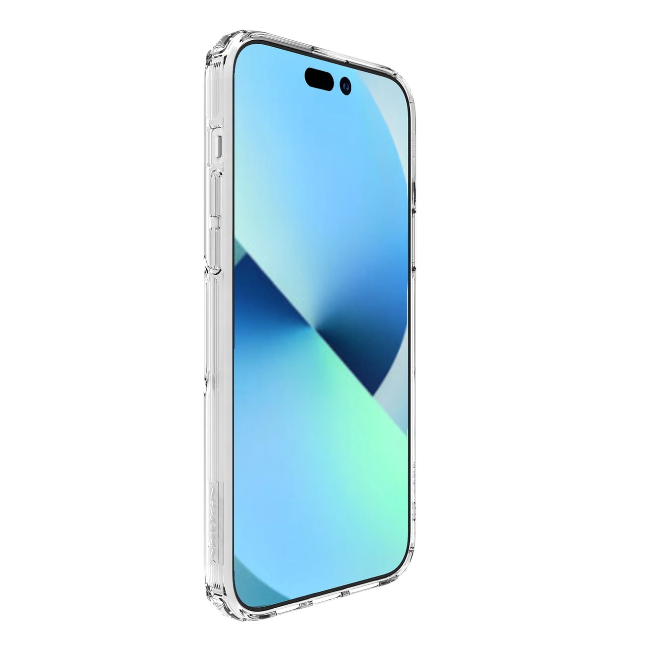 Nillkin iPhone 15 Nature Pro - Σκληρή Θήκη με Πλαίσιο Σιλικόνης - Διάφανη