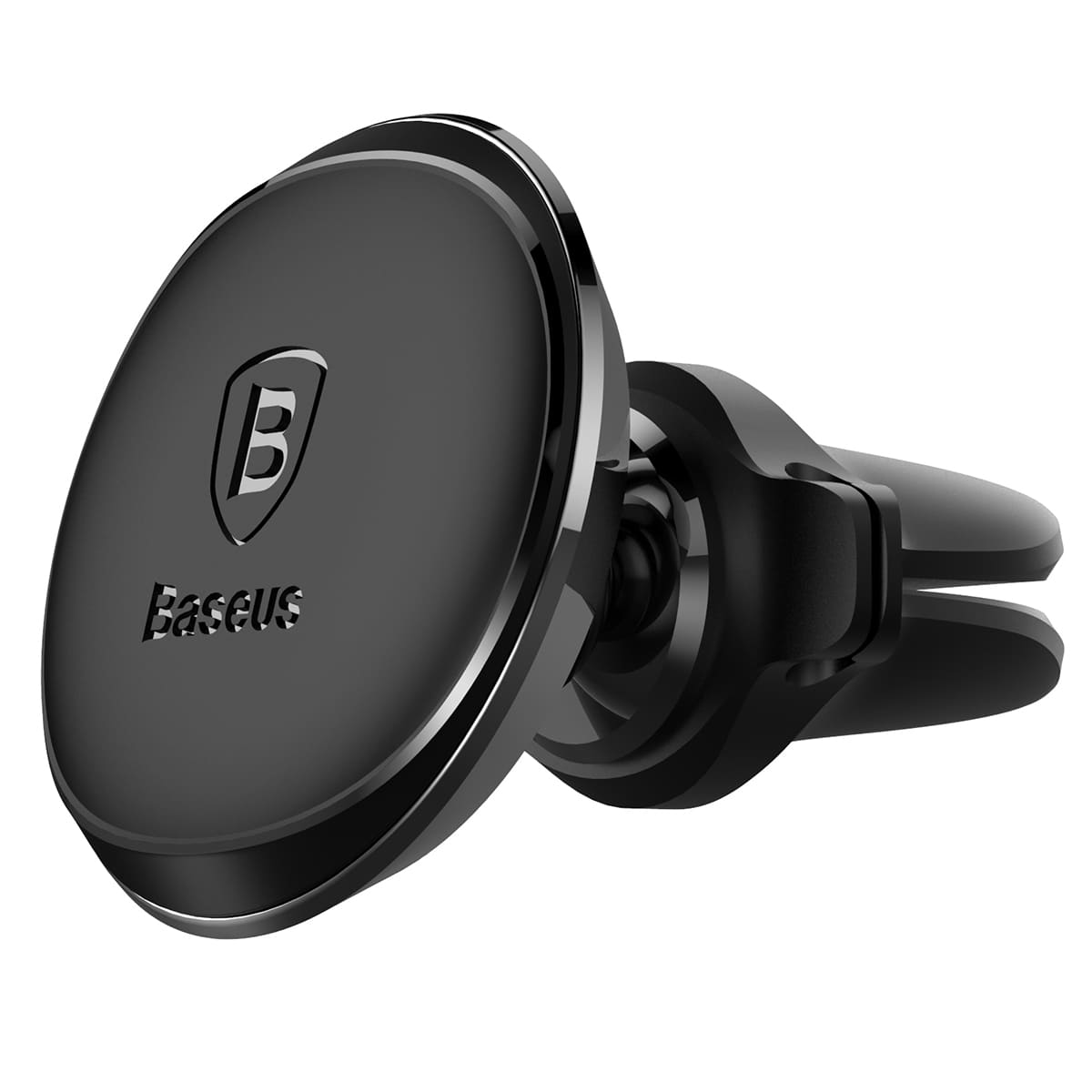 Baseus Magnetic Air Vent Car Mount Holder with Cable Clip - Μαγνητική Βάση Αυτοκινήτου Αεραγωγού με Clip για Καλώδιο - Black - SUGX - A01