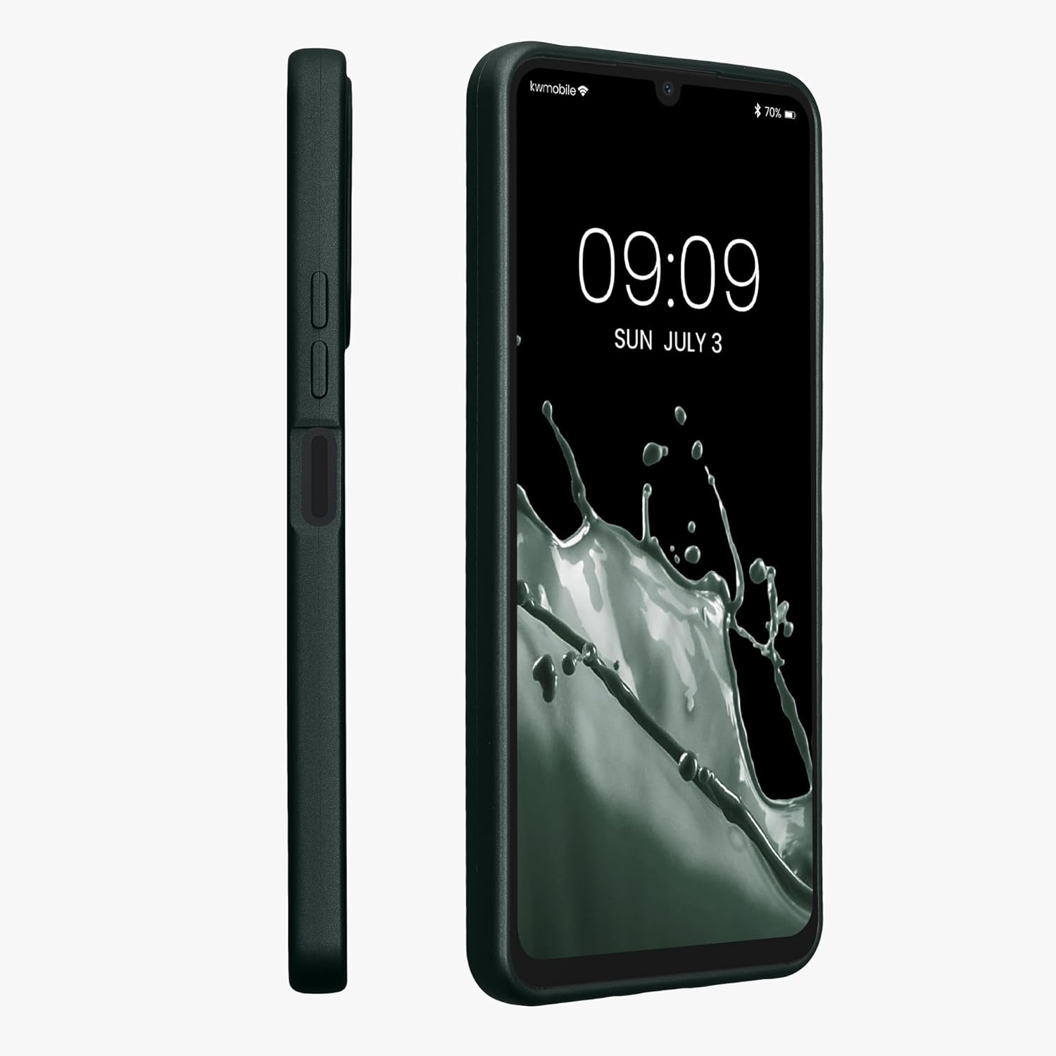 KW Xiaomi Redmi 13C / Poco C65 Θήκη Σιλικόνης TPU - Metallic Petrol