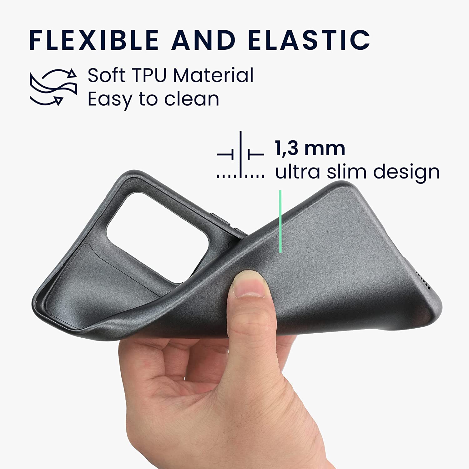 KW Samsung Galaxy A53 5G Θήκη Σιλικόνης TPU - Metallic Grey - 58019.232