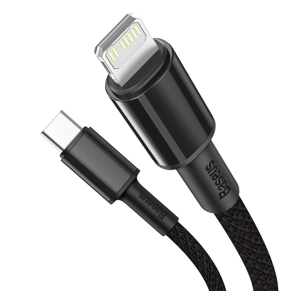 Baseus High Density PD 20W - Καλώδιο Δεδομένων και Φόρτισης Type - C to Lightning 1M - Black - CATLGD - 01