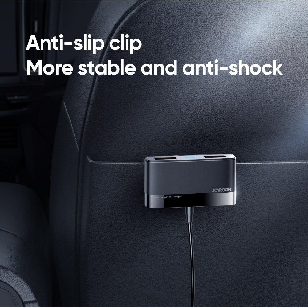 Joyroom JR - CL03 5 - Port - Φορτιστής Αυτοκινήτου με 5 Θύρες USB 6.2A - Black