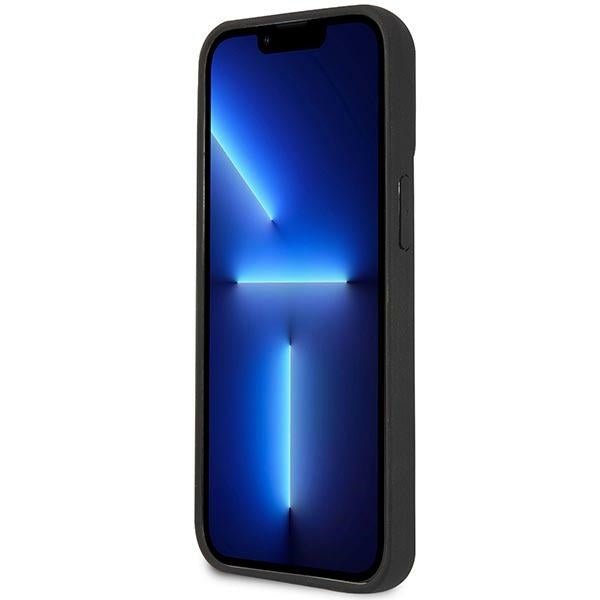 Karl Lagerfeld iPhone 14 Pro - 3D Rubber Karl's Head Σκληρή Θήκη με Πλαίσιο Σιλικόνης - Black - KLHCP14LKH3DBK