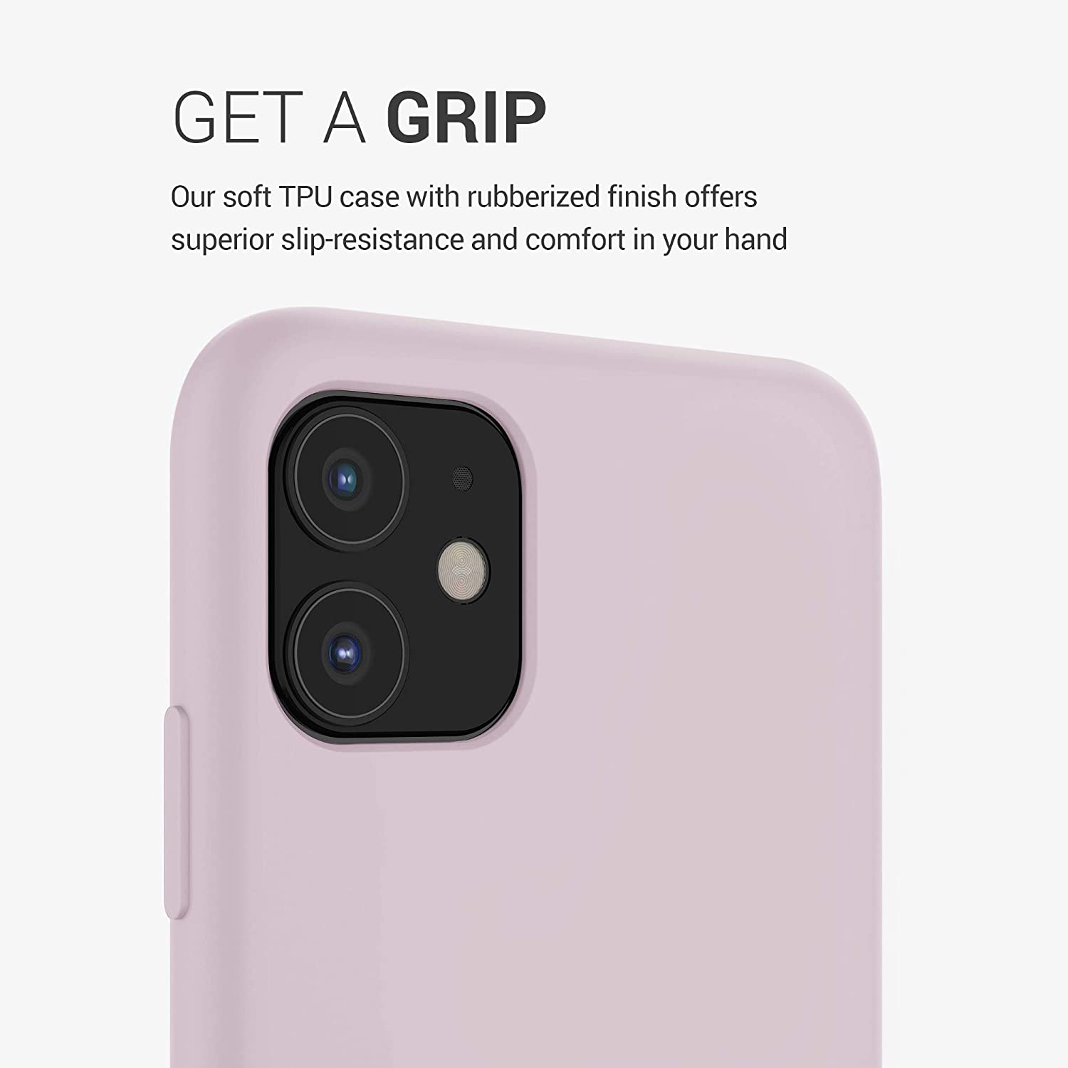 KW iPhone 11 Θήκη Σιλικόνης Rubber TPU - Dusty Pink - 49724.10