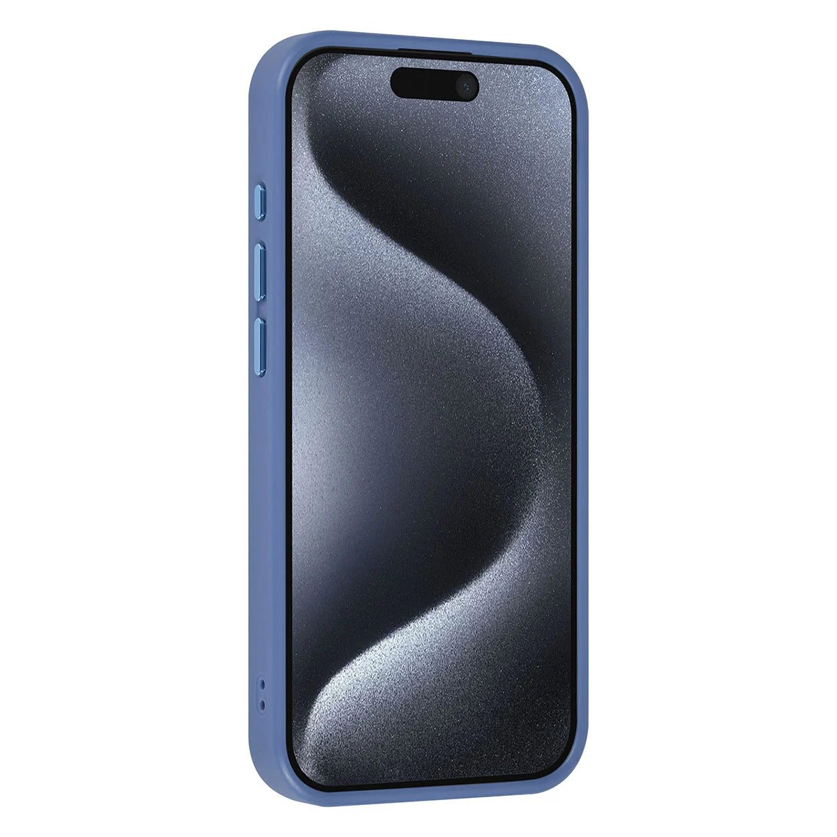 Tuniq iPhone 15 Pro - MagSafe Σκληρή Θήκη με Πλαίσιο Σιλικόνης - Μπλε / Διάφανη