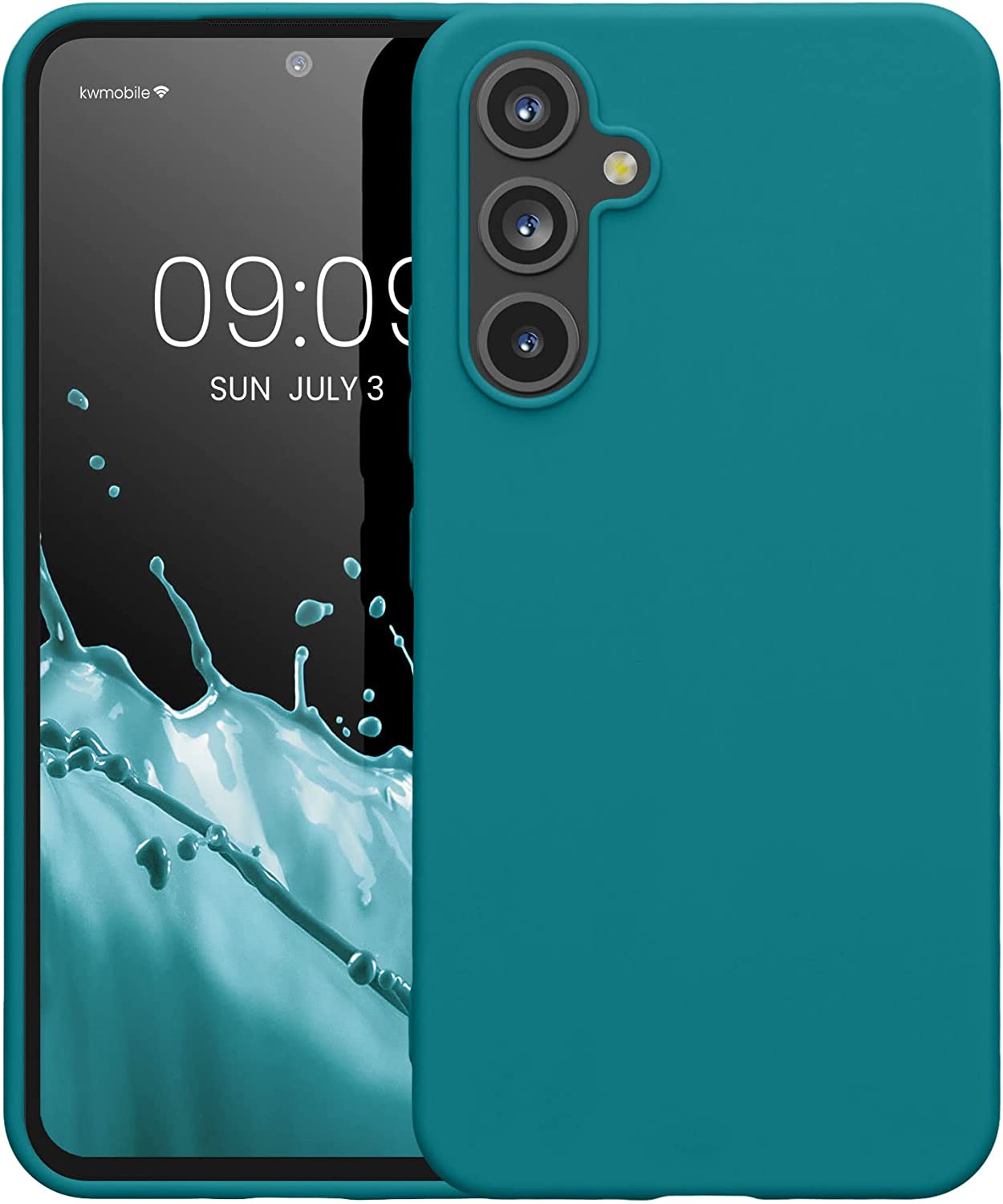 KW Samsung Galaxy A54 5G Θήκη Σιλικόνης TPU - Teal Matte - 60796.57