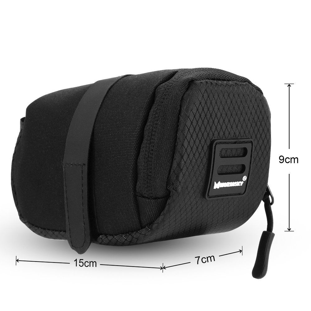 Wozinsky Bike Saddle Bag - Τσάντα Αποθήκευσης για Σέλα Ποδηλάτων 0,6L - Black - WBB8BK