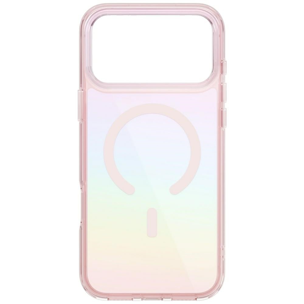Uniq iPhone 17 Pro Max - Iridescia Magclick - Σκληρή Θήκη με Πλαίσιο Σιλικόνης και MagSafe - Pink Prism