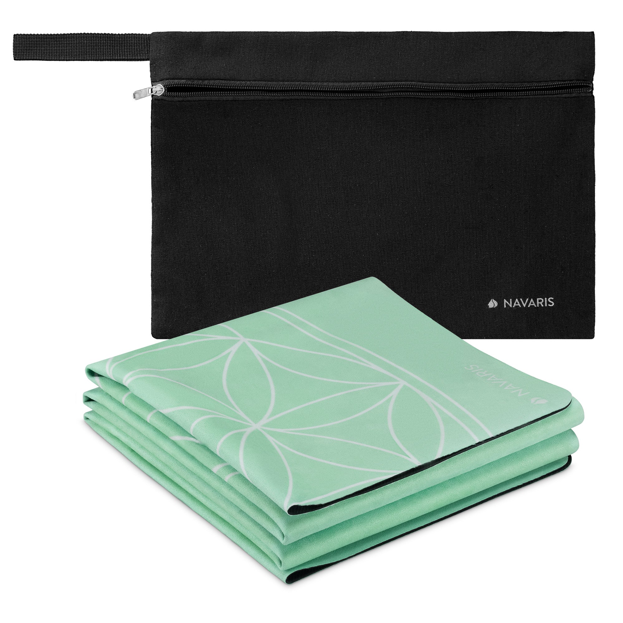 Navaris Αναδιπλούμενο Στρώμα Γυμναστικής με Τσάντα Μεταφοράς - 1.5mm Πάχος - Green - 52702.37.01