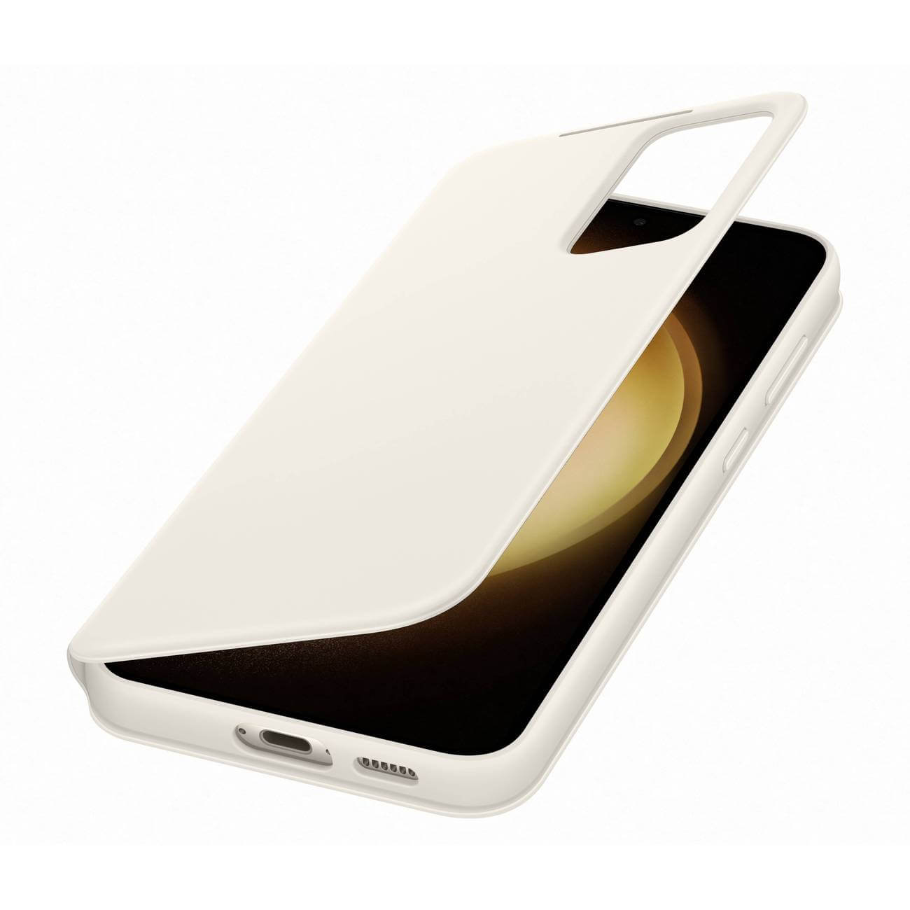 Samsung Smart View Cover Samsung Galaxy S23+ Θήκη Πορτοφόλι - Cream - EF - ZS916CUEGWW