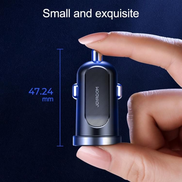 Joyroom C - A09 Φορτιστής Αυτοκινήτου Γρήγορης Φόρτισης 2xUSB Ports QC 3.0 PD 30W - Black