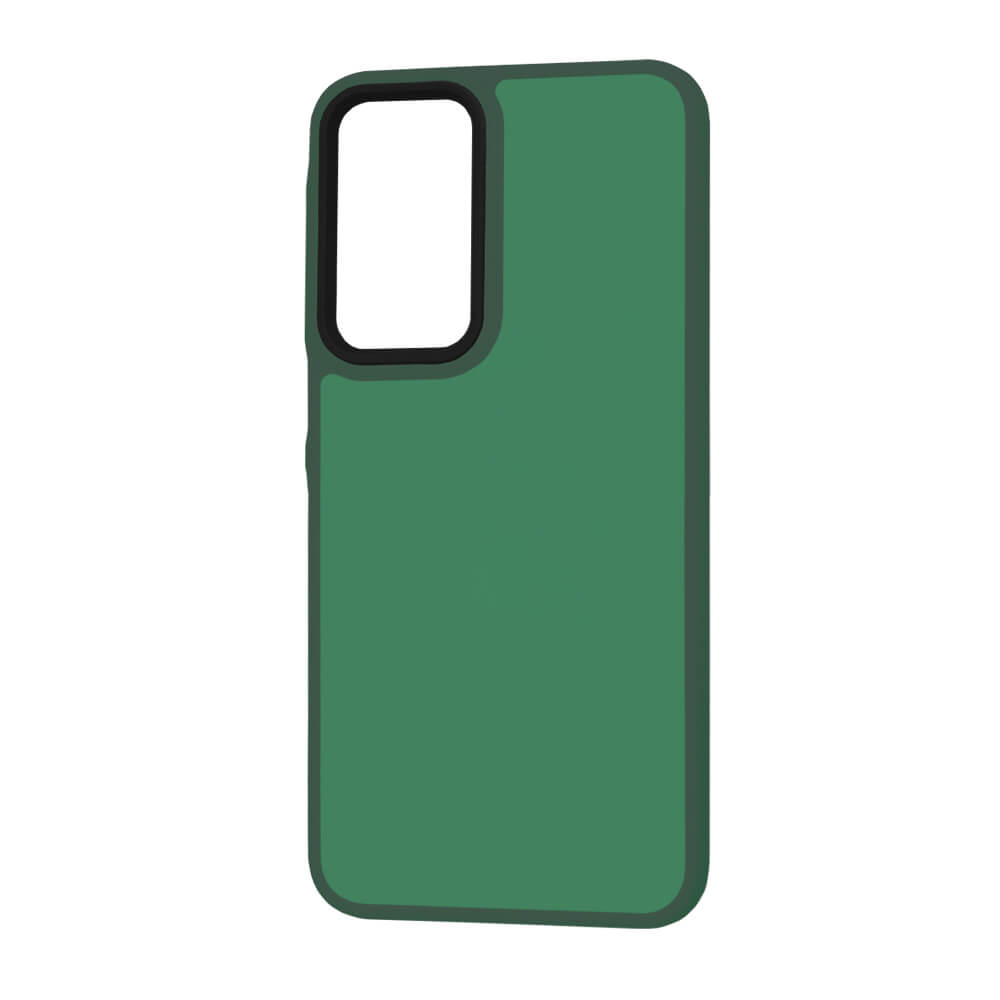Techsuit Samsung Galaxy A16 4G / A16 5G - HaloFrost Series - Σκληρή Θήκη με Πλαίσιο Σιλικόνης - Midnight Green