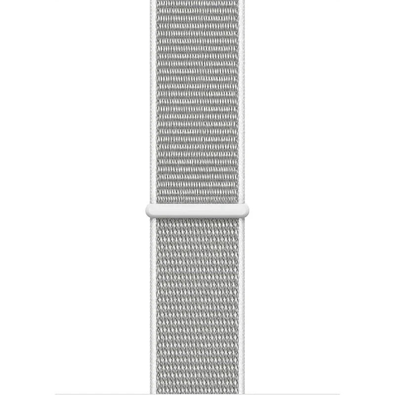 Crong Λουράκι Apple Watch 4/5/6/7/8/9/10/11 - SE (1/2/3) - ULTRA (1/2/3) - 44/45/46/49mm από Νάιλον - Nylon - Silver Grey