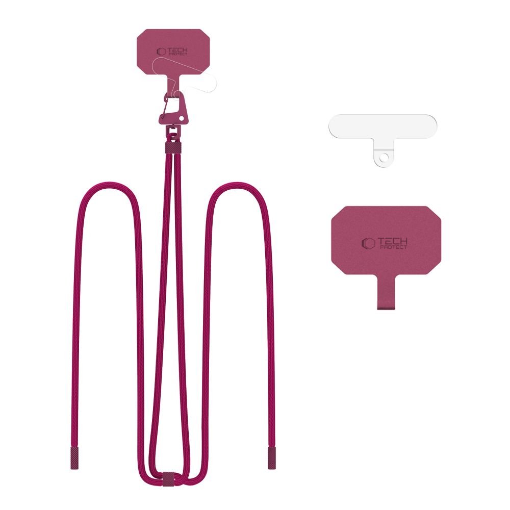 Tech - Protect C5S Rope CrossBody Strap - Universal Λουράκι για Θήκη Κινητού - Mulberry