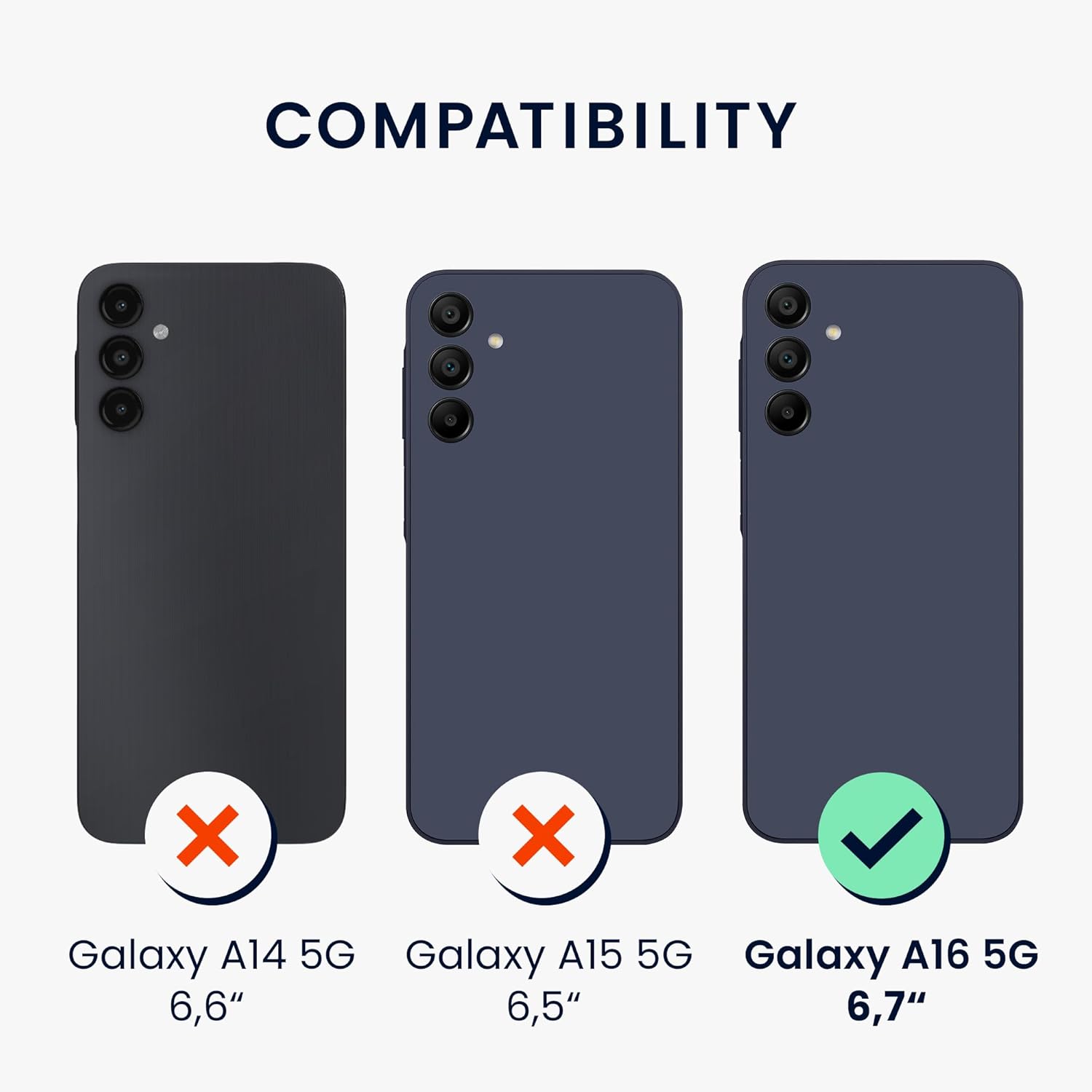 KW Samsung Galaxy A16 4G / A16 5G Θήκη Σιλικόνης TPU με Υποδοχή για Κάρτα - Black