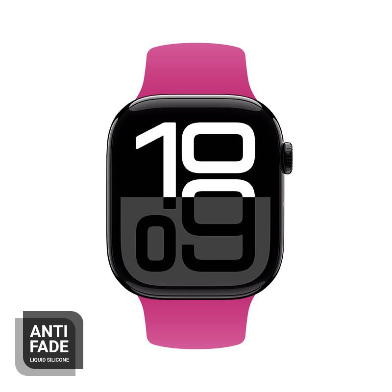 Crong Λουράκι Apple Watch 2/3/4/5/6/7/8/9/10/11 - SE (1/2/3) - 38/40/41/42mm Σιλικόνης - Liquid Strap - Pink