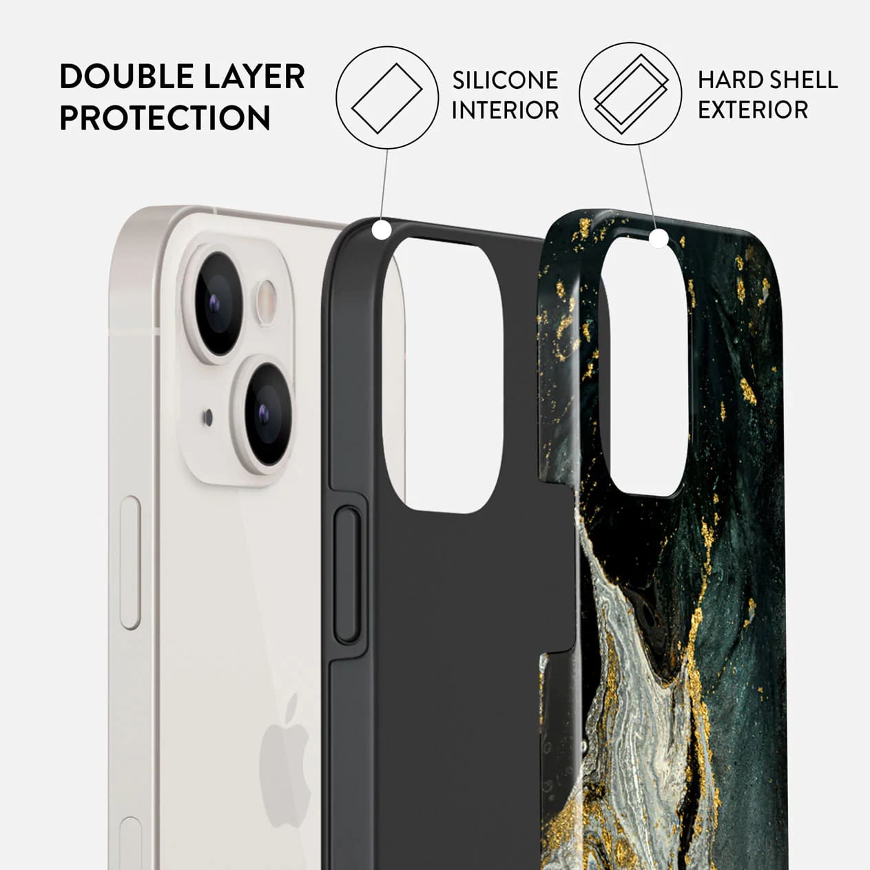 Burga iPhone 14 Plus Fashion Tough Σκληρή Θήκη - Northern Lights