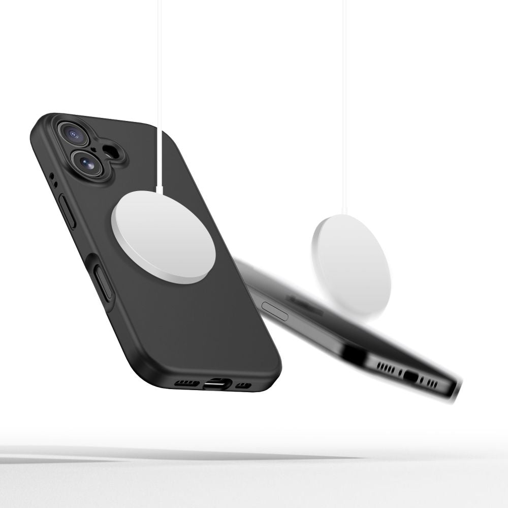 Tech - Protect iPhone 16 Liquid Silicone - MagSafe Θήκη Σιλικόνης TPU - Black