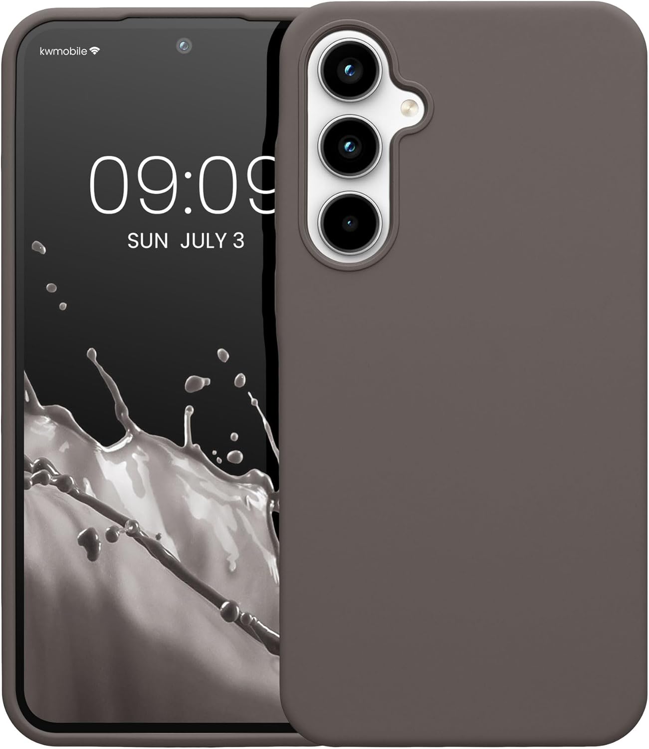 KW Samsung Galaxy A35 5G Θήκη Σιλικόνης Rubberized TPU - Stone Dust