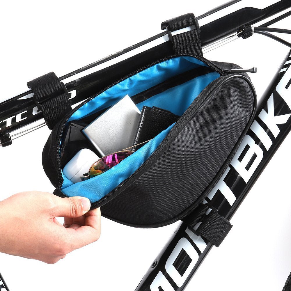 Wozinsky Bike Frame Storage Bag - Universal Τσάντα Αποθήκευσης για Ποδήλατο 1,5L - Black - WBB11BK
