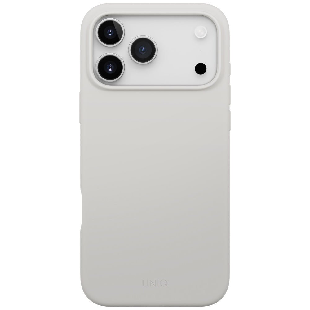 Uniq iPhone 17 Pro Max - Lino - Θήκη Σιλικόνης με MagSafe - Light Grey