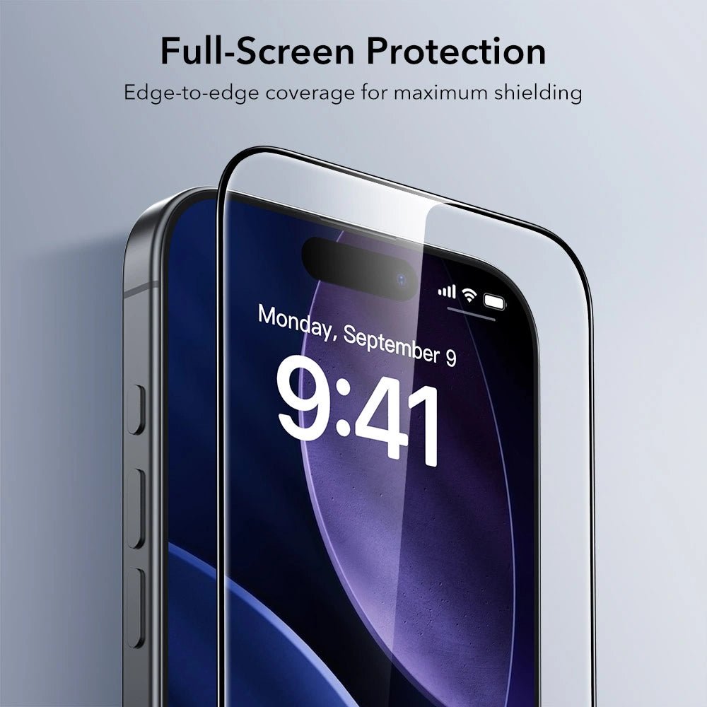 ESR iPhone 17 Pro Max - UltraFit Classic - Full Screen Αντιχαρακτικό Γυαλί Οθόνης - 2 Τεμάχια - Black