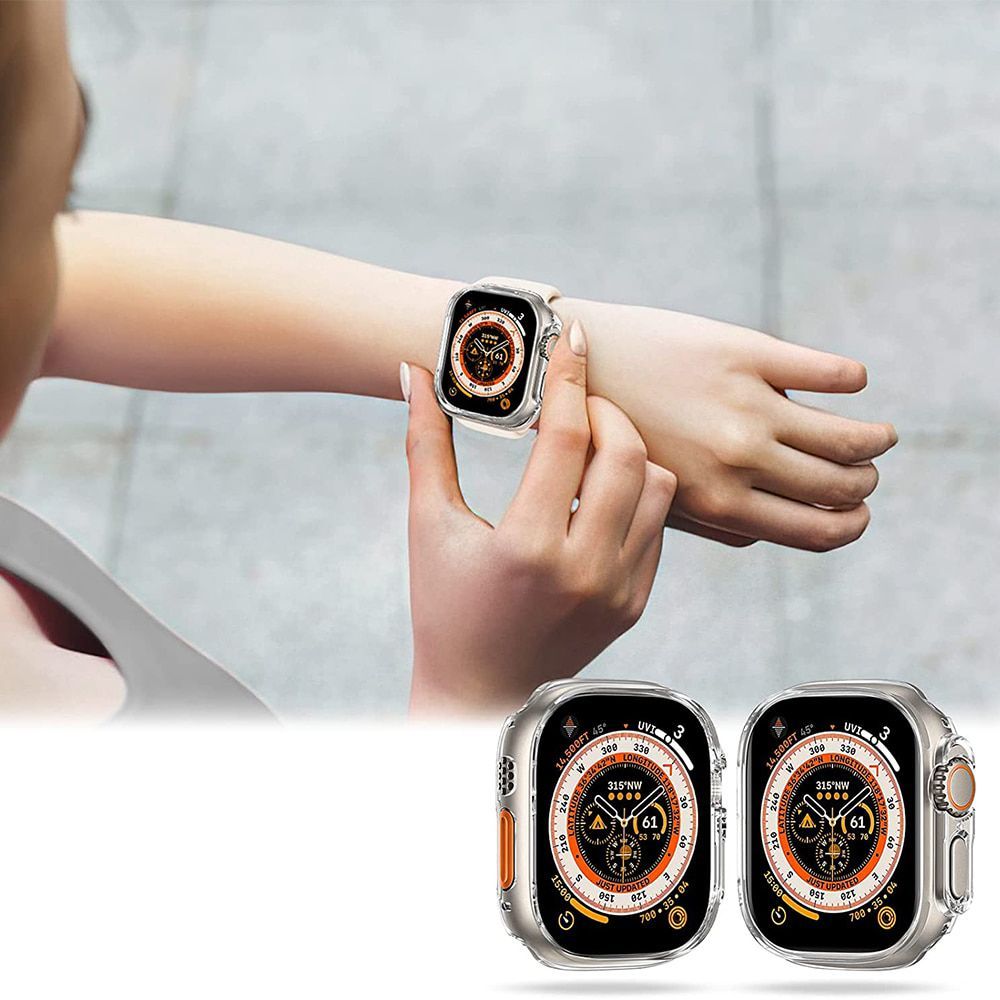 Tech - Protect Θήκη Apple Watch Ultra (1/2/3) - 49mm Defense 360 με Προστασία Οθόνης - Titanium