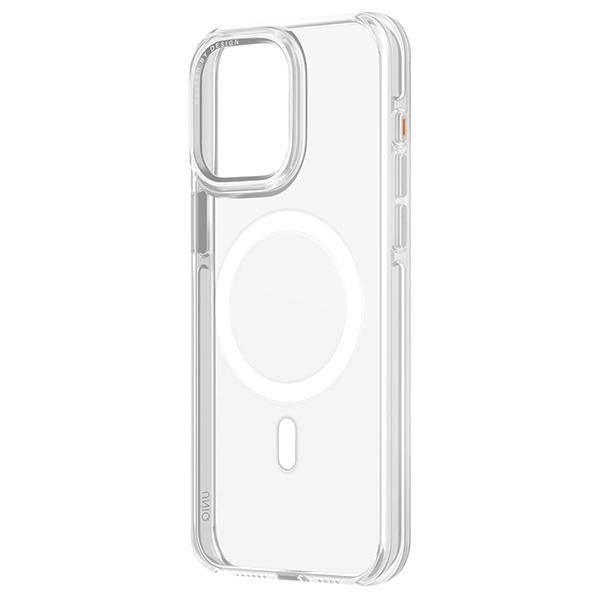 Uniq iPhone 15 Pro Calio Magclick Σκληρή Θήκη με Πλαίσιο Σιλικόνης και MagSafe - Διάφανη