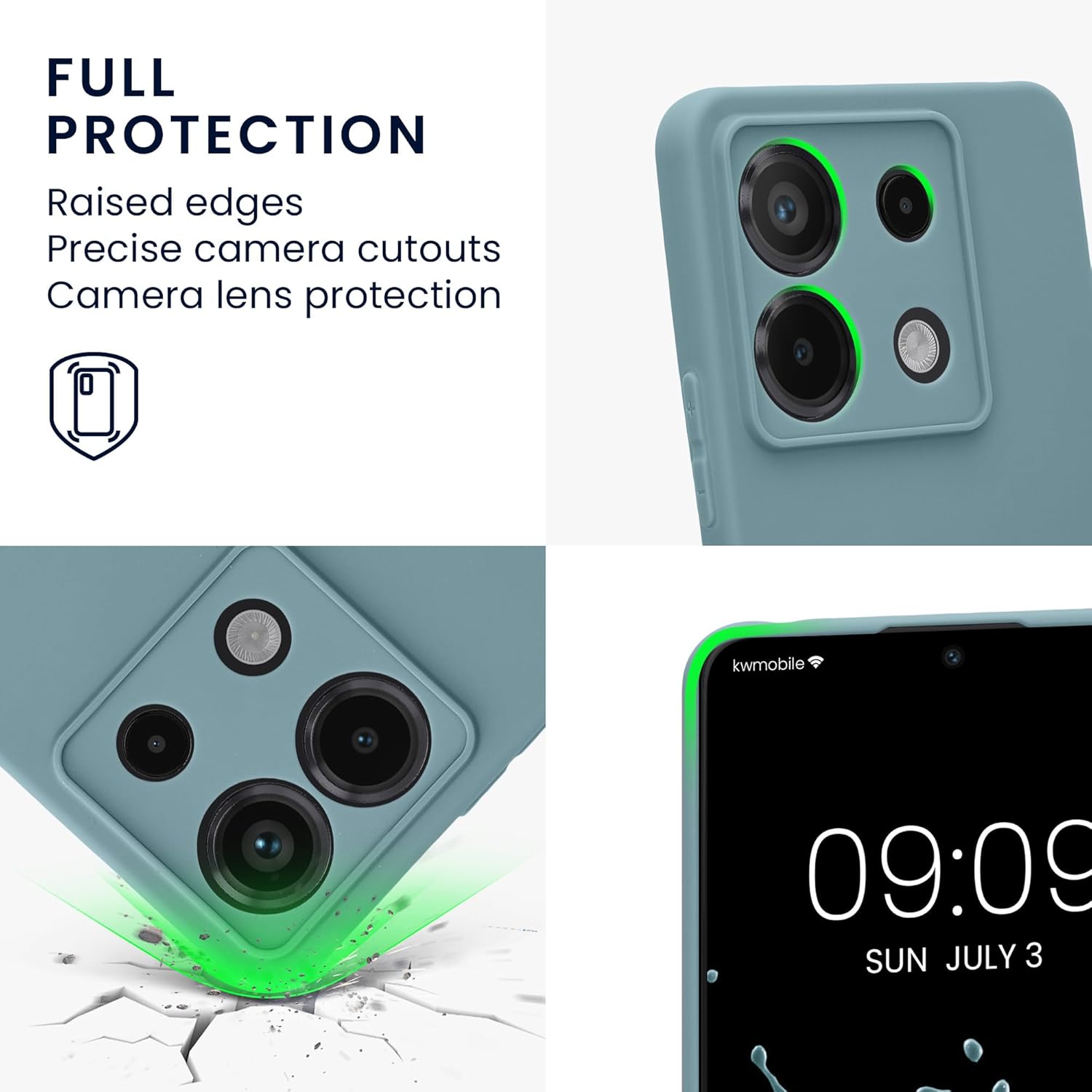 KW Xiaomi Redmi Note 13 Pro 5G / Poco X6 5G Θήκη Σιλικόνης TPU - Antique Stone