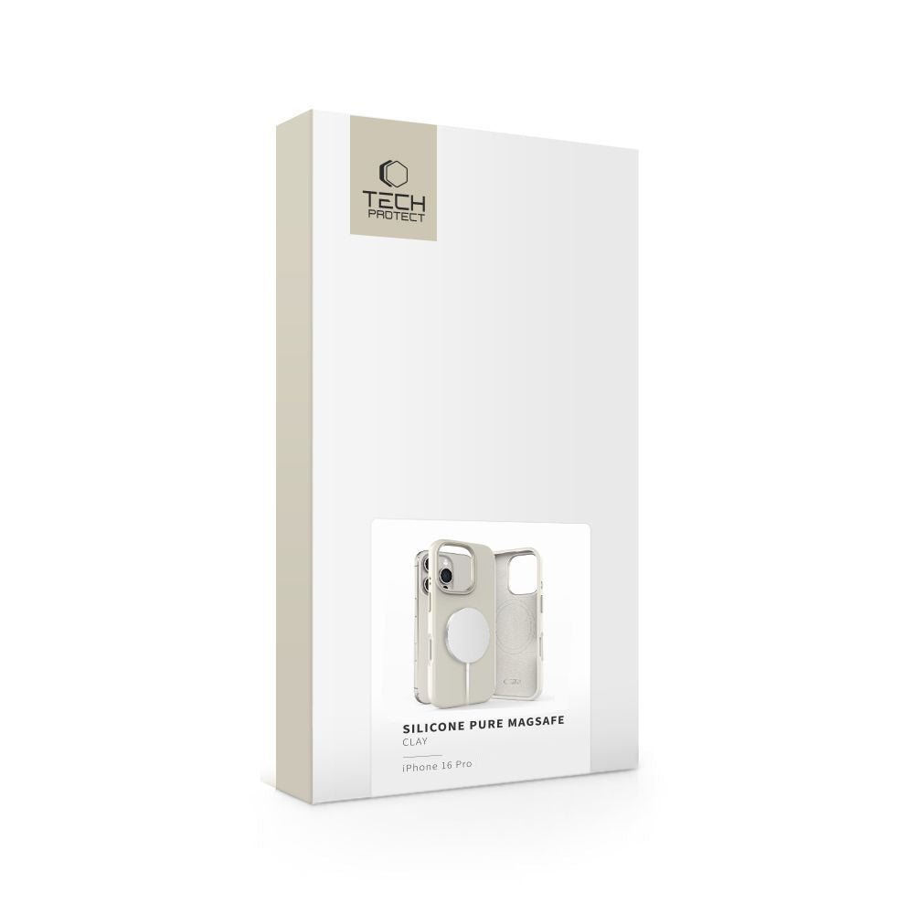 Tech - Protect iPhone 16 Pro Silicone Pure Θήκη Σιλικόνης TPU με MagSafe - Cosmic Latte