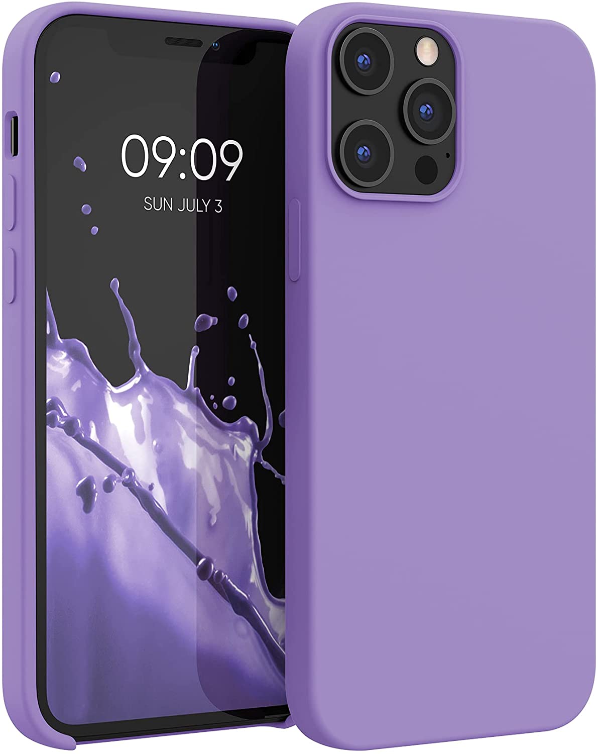 KW iPhone 12 Pro Max Θήκη Σιλικόνης Rubber TPU - Violet Purple - 52644.222