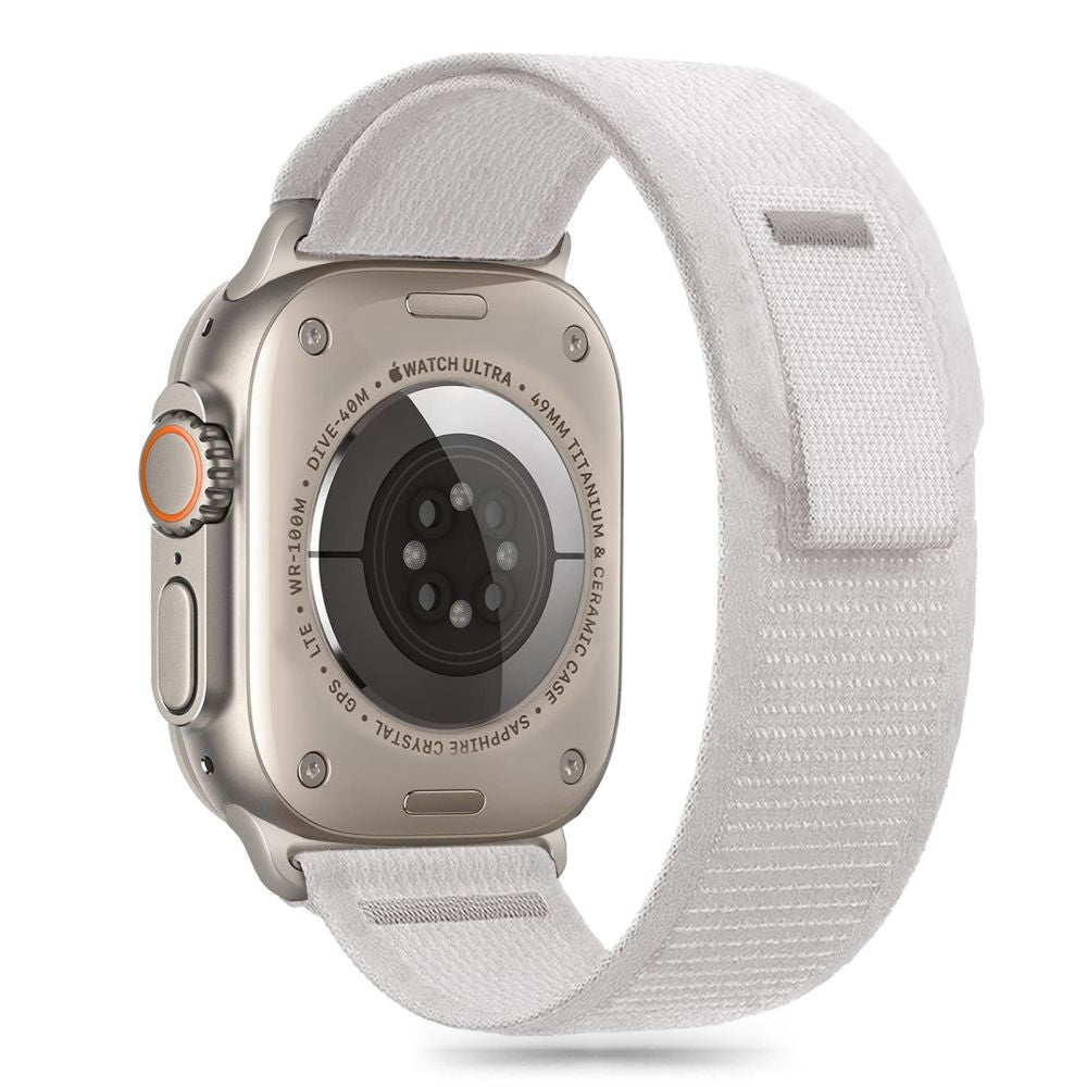 Tech - Protect Λουράκι Apple Watch 8/9/10/11 - SE (1/2/3) - Ultra (1/2/3) – 44/45/46/49mm Nylon Stripe - Crayon Grey