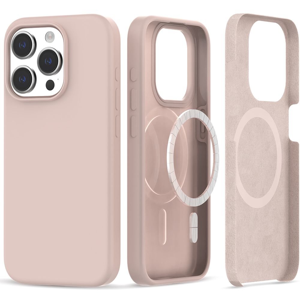 Tech - Protect iPhone 15 Pro Max Silicone Magsafe Θήκη Σιλικόνης TPU - Candy Pink