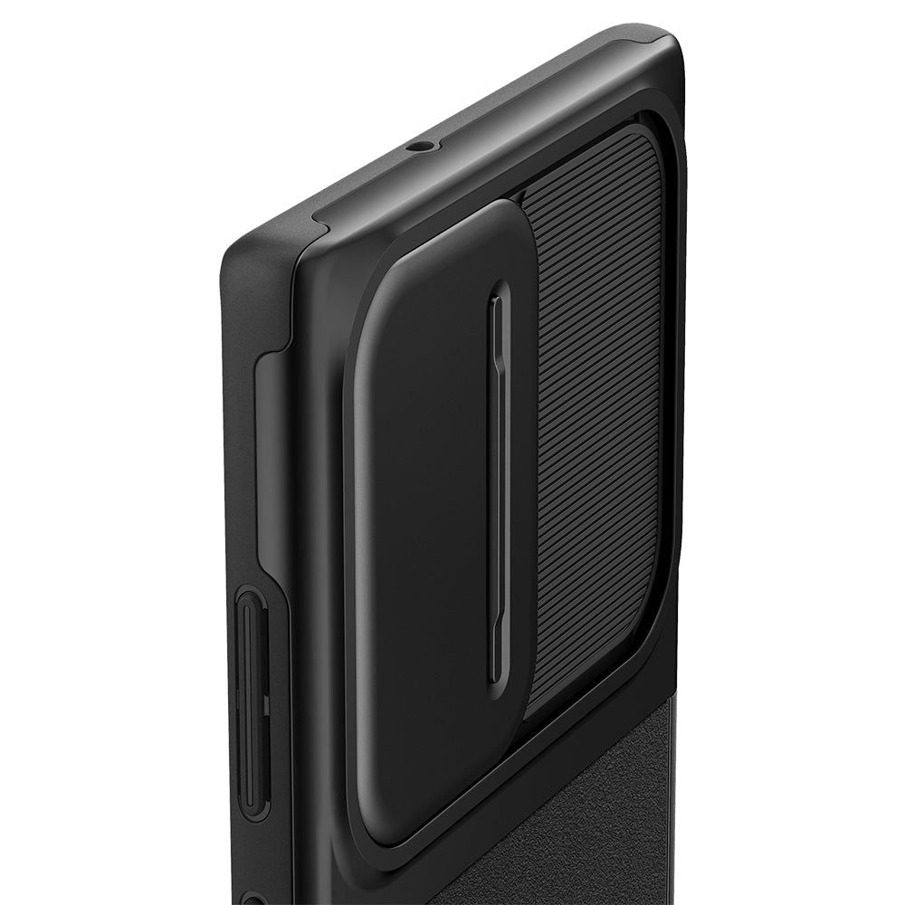 Spigen Samsung Galaxy S22 Ultra Optik Armor Θήκη Σιλικόνης με Κάλυμμα για την Κάμερα - Black