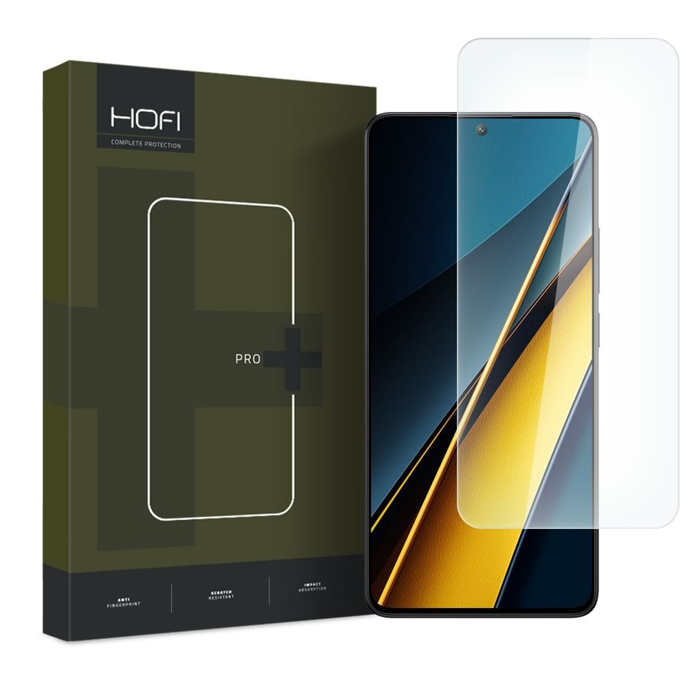 Hofi Xiaomi Poco X6 Pro 5G Pro+ Glass 0.3mm 9H Tempered Glass Αντιχαρακτικό Γυαλί Οθόνης - Διάφανο