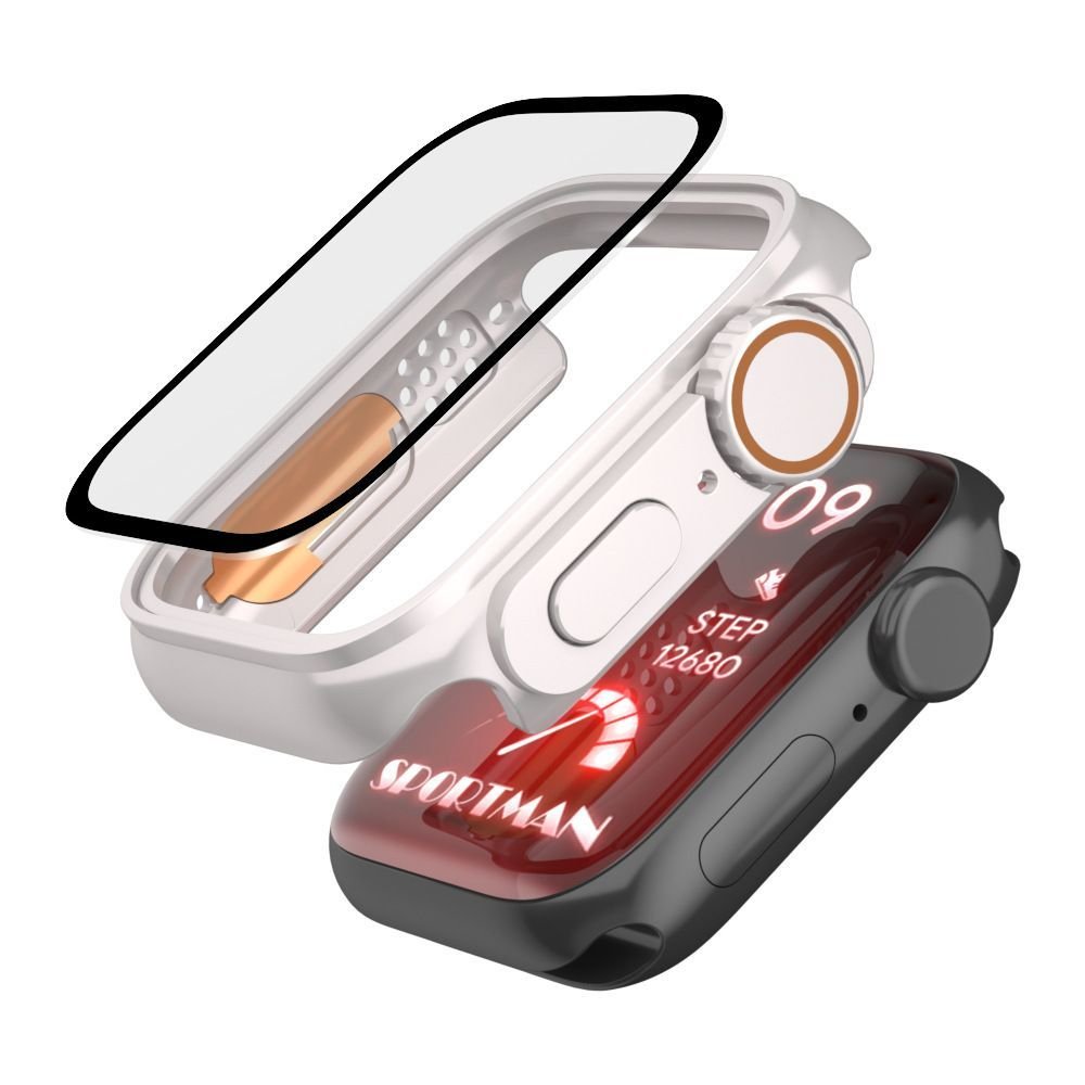 Tech - Protect Θήκη Apple Watch 10/11 - 46mm Defense 360 με Προστασία Οθόνης - Titanium / Orange