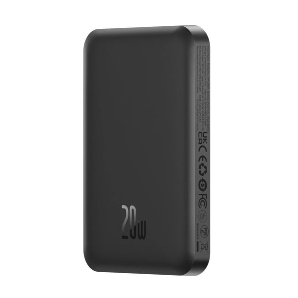 Baseus Magnetic Mini Ασύρματο MagSafe PowerBank 5000mAh 20W με Καλώδιο Type - C to Type - C - Black - P10022107113 - 00