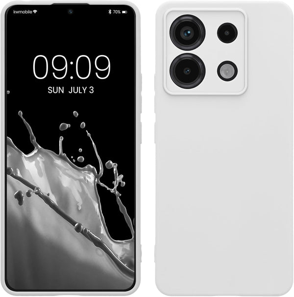 KW Xiaomi Redmi Note 13 Pro 5G / Poco X6 5G Θήκη Σιλικόνης TPU - Matte White