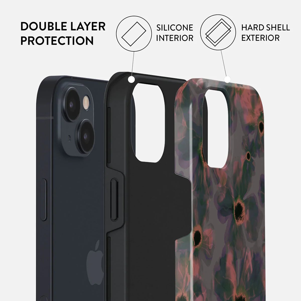 Burga iPhone 14 Plus Fashion Tough Σκληρή Θήκη - Volcanic Garden