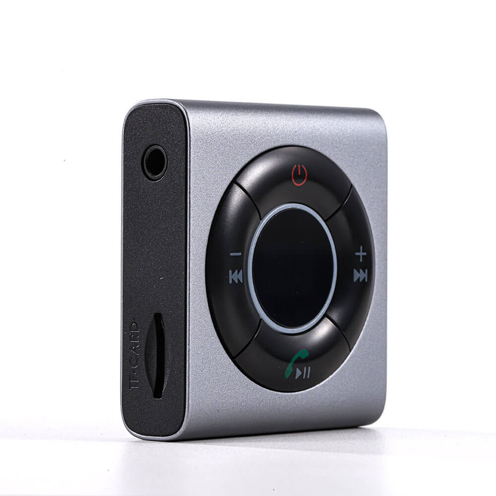 Joyroom JR - CB2 Bluetooth 5.3 AUX Transmitter για Αναπαραγωγή Μουσικής / Κλήσεις στο Αυτοκίνητο - Grey