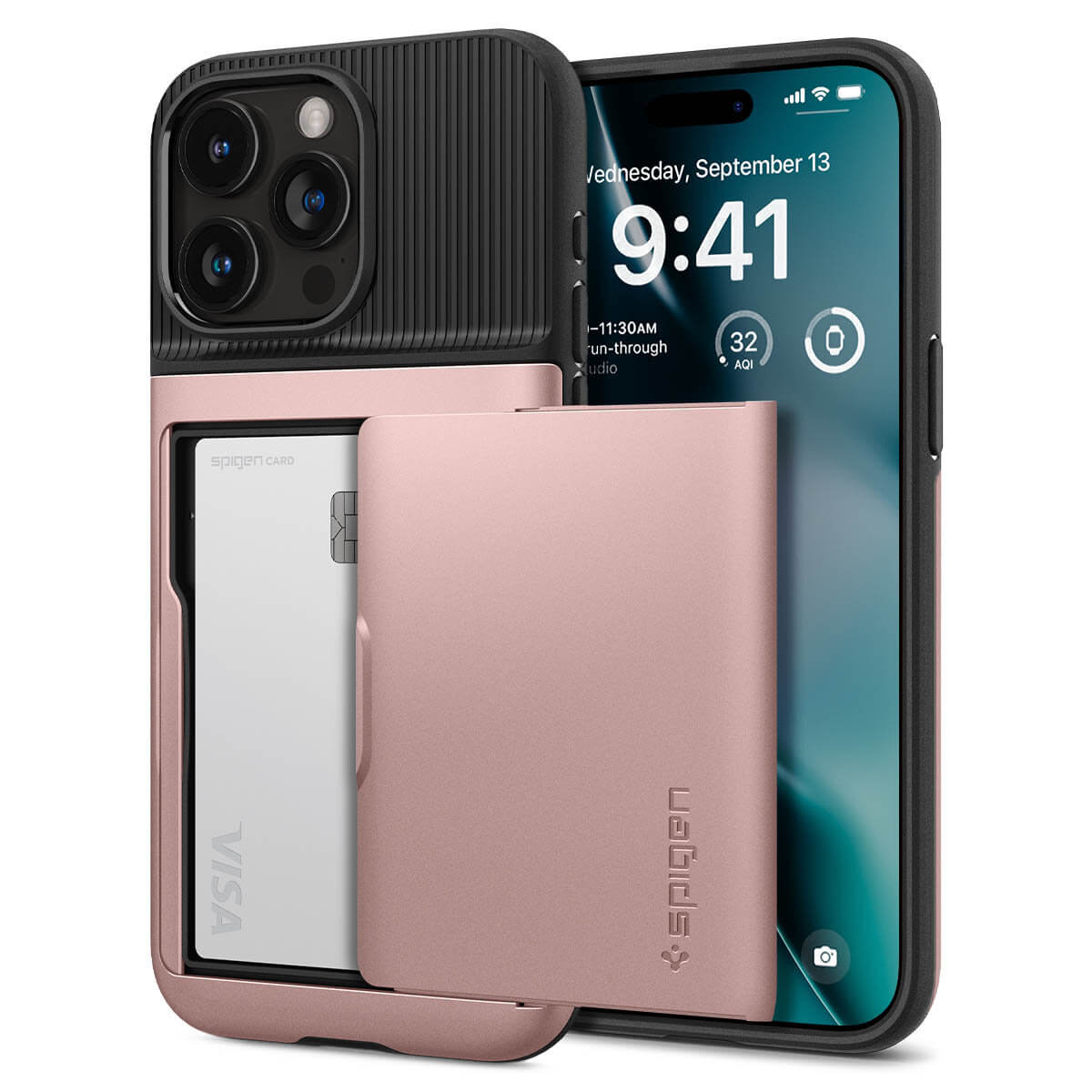 Spigen iPhone 15 Pro Max Slim Armor CS Σκληρή Θήκη - Rose Gold