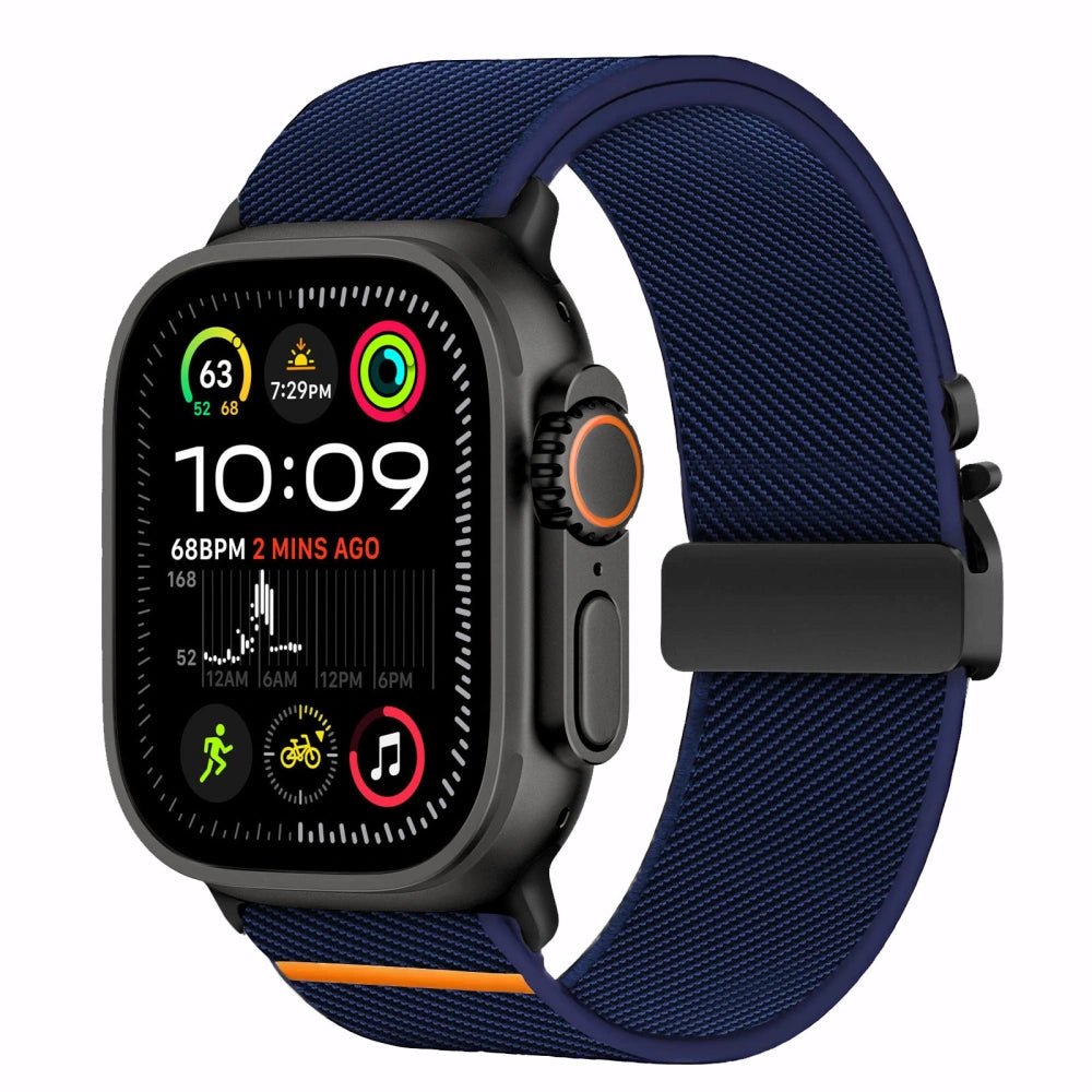 Tech - Protect Λουράκι Apple Watch 8/9/10/11 - SE (1/2/3) - Ultra (1/2/3) – 44/45/46/49mm Nylon Clasp - Navy