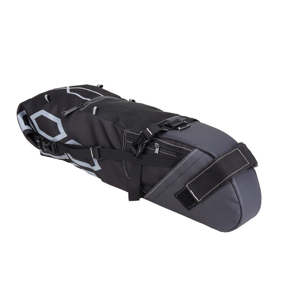 Wozinsky Bike Saddle Bag - Τσάντα Αποθήκευσης για Σέλα Ποδηλάτων 12L - Black - WBB9BK