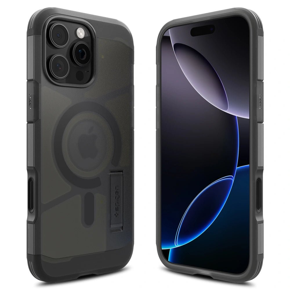 Spigen iPhone 16 Pro Tough Armor T Mag - Σκληρή Θήκη με MagSafe - Frost Black