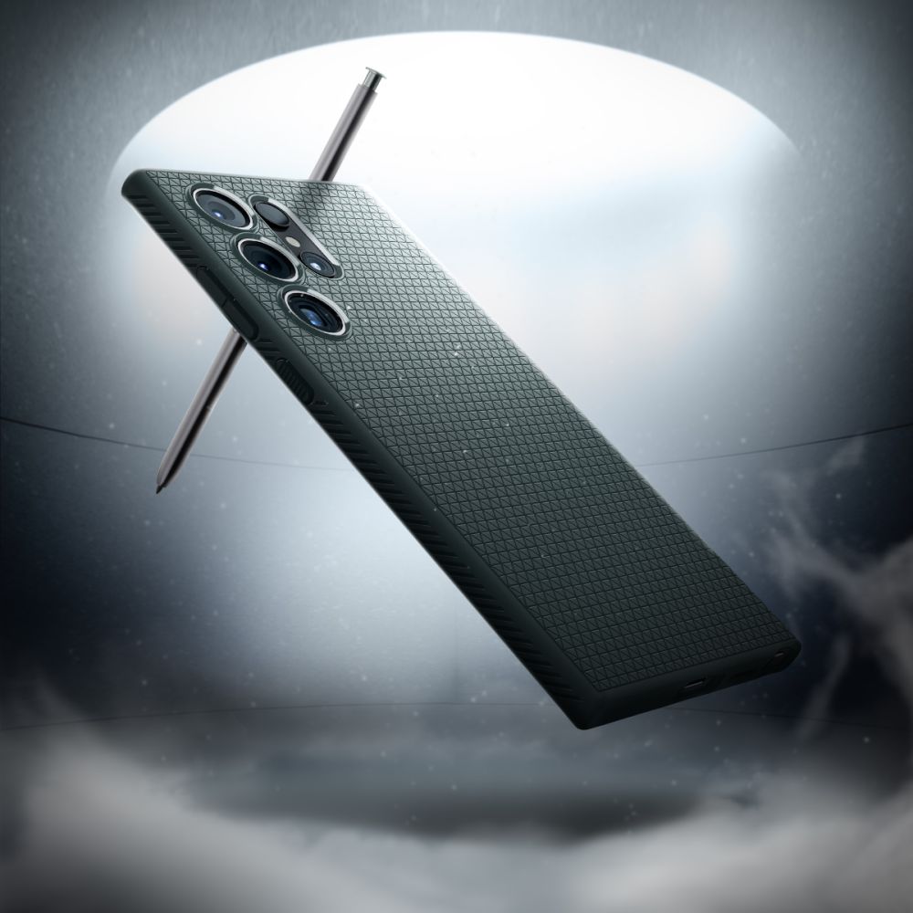 Spigen Samsung Galaxy S24 Ultra Liquid Air Θήκη Σιλικόνης - Abyss Green