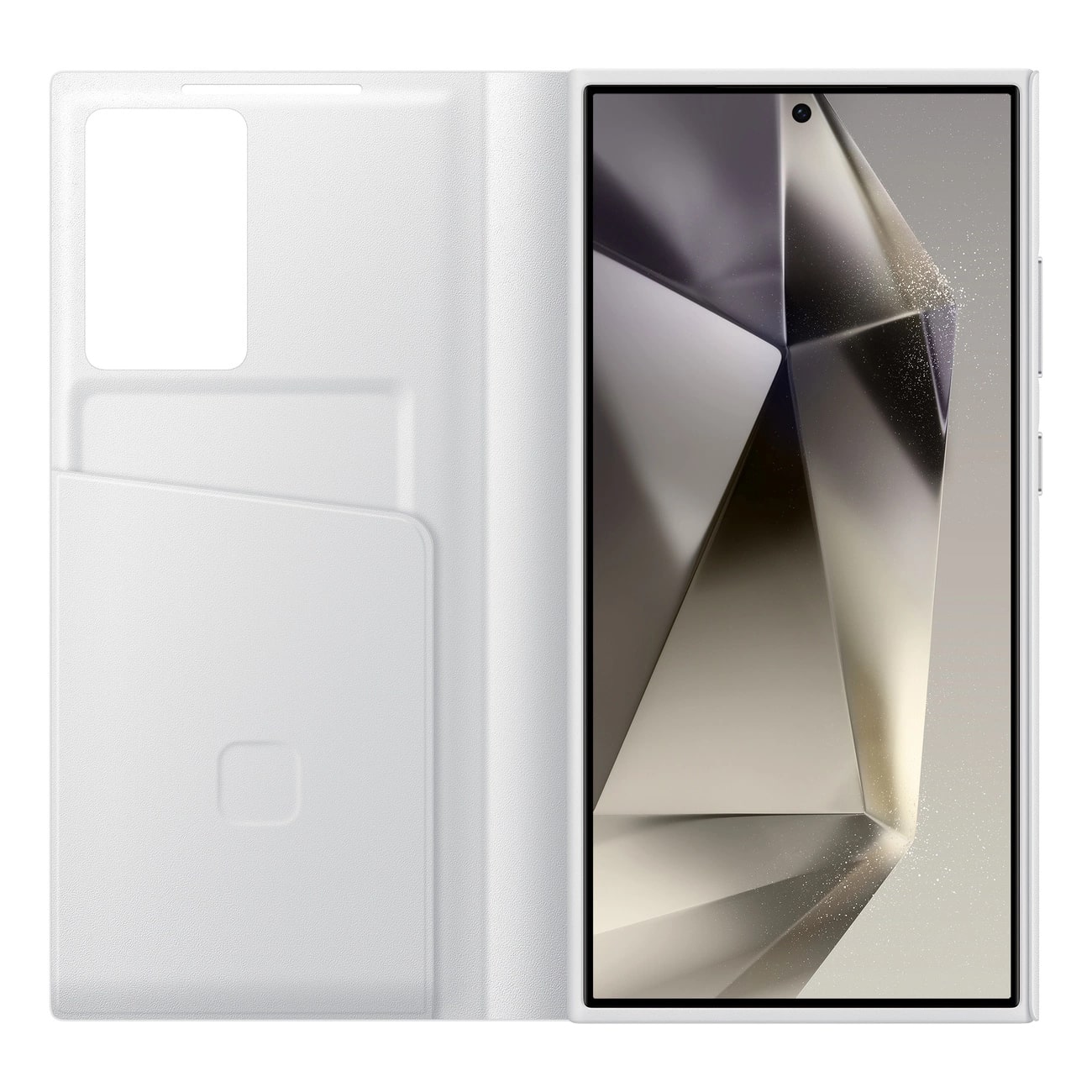 Samsung Smart View Wallet - Samsung Galaxy S24 Ultra Θήκη Πορτοφόλι - White - EF - ZS928CWEGWW