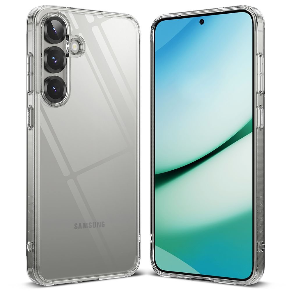 Ringke Samsung Galaxy S25 Fusion Σκληρή Θήκη με Πλαίσιο Σιλικόνης - Διάφανη