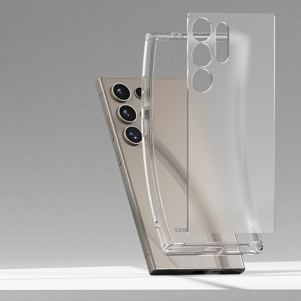 Ringke Samsung Galaxy S24 Ultra Fusion Σκληρή Θήκη με Πλαίσιο Σιλικόνης - Ματ Διάφανη