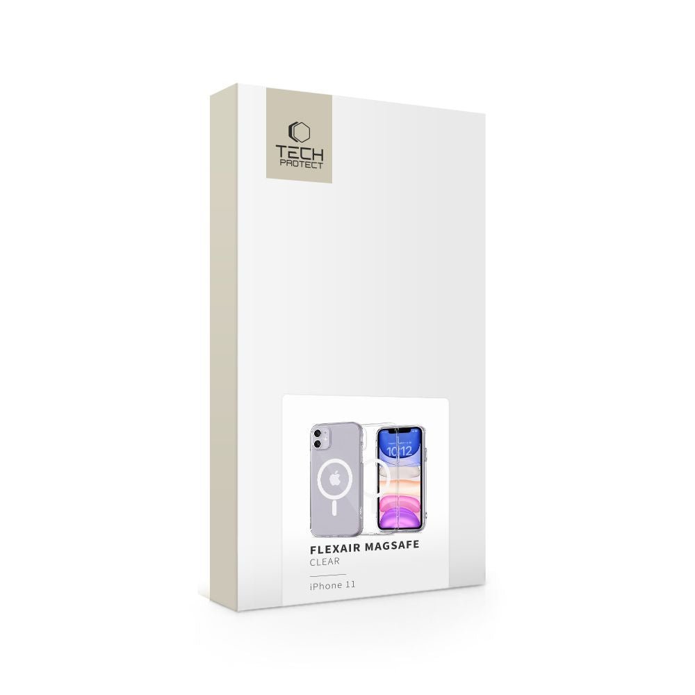 Tech - Protect iPhone 11 Flexair Θήκη Σιλικόνης TPU με MagSafe - Διάφανη