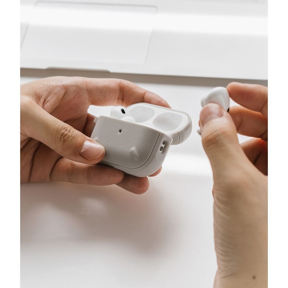 Ringke AirPods Pro 1 / 2 Θήκη Σιλικόνης - Onyx - Warm Grey